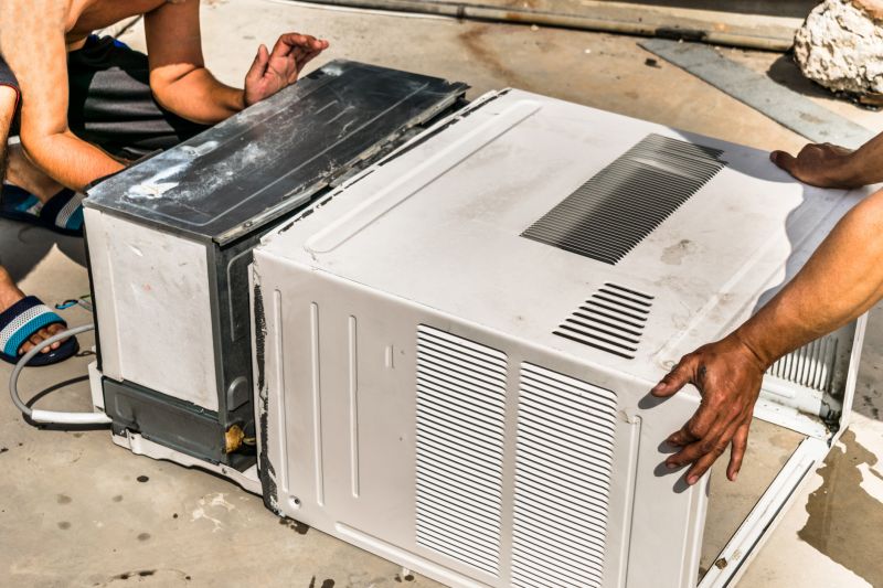 Completed Portable AC Installation